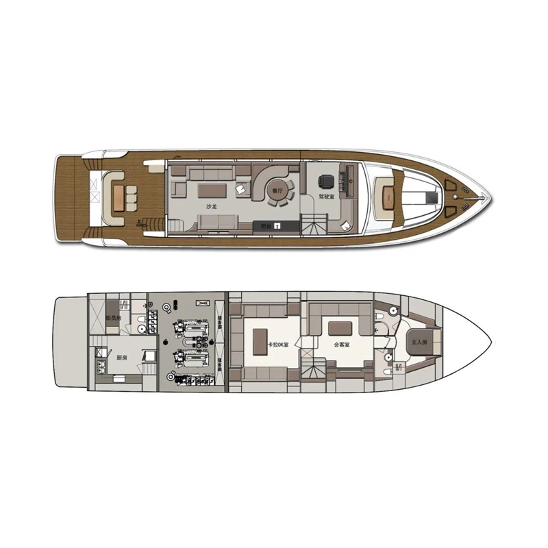 Large Heysea 82 Luxury Yacht For Sale